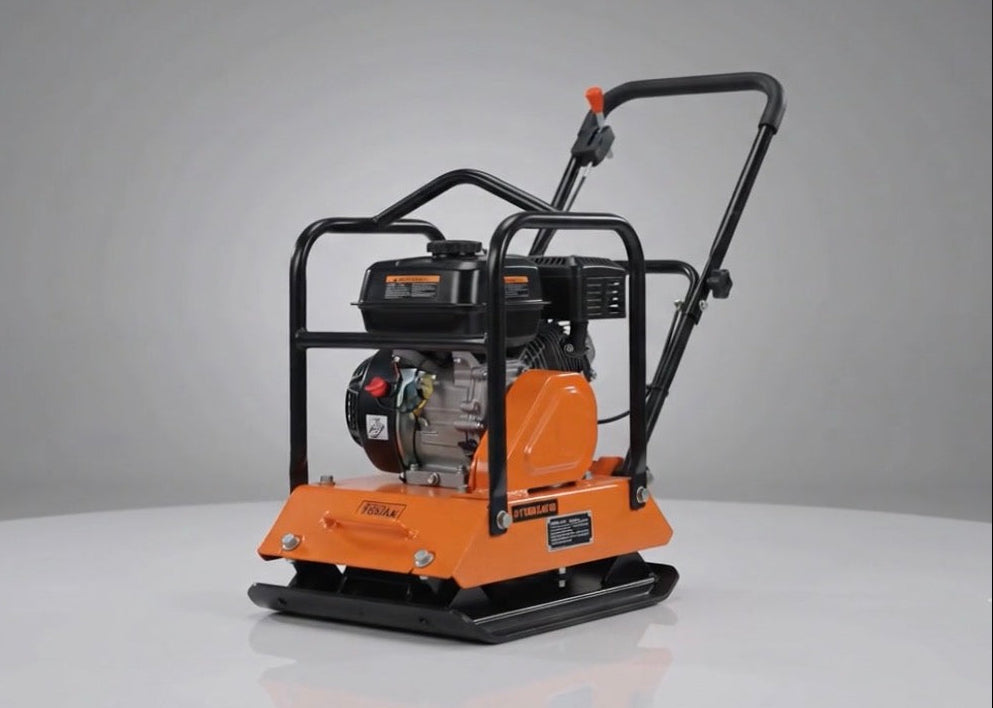 Kodiak Commercial 6.5 HP Heavy-Duty Gas Plate Compactor (4047 lbs Force)
